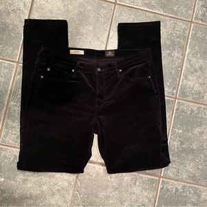 AG Adriano Goldschmied Prima Midrise Cigarette Velvet Pants